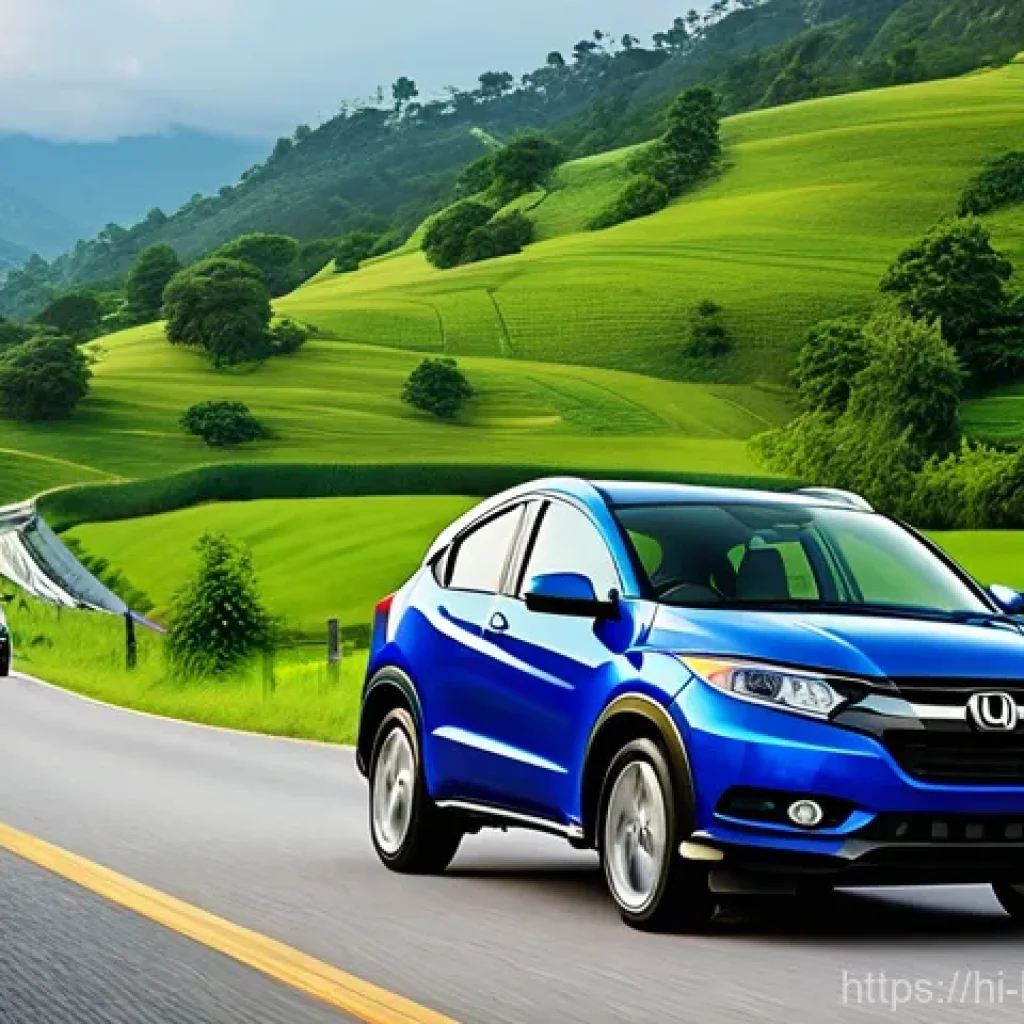 혼다 HR V의 경제성 분석 - **Prompt 1: Family Road Trip in a Hybrid HR-V**
    "A happy Indian family of four, including a moth...