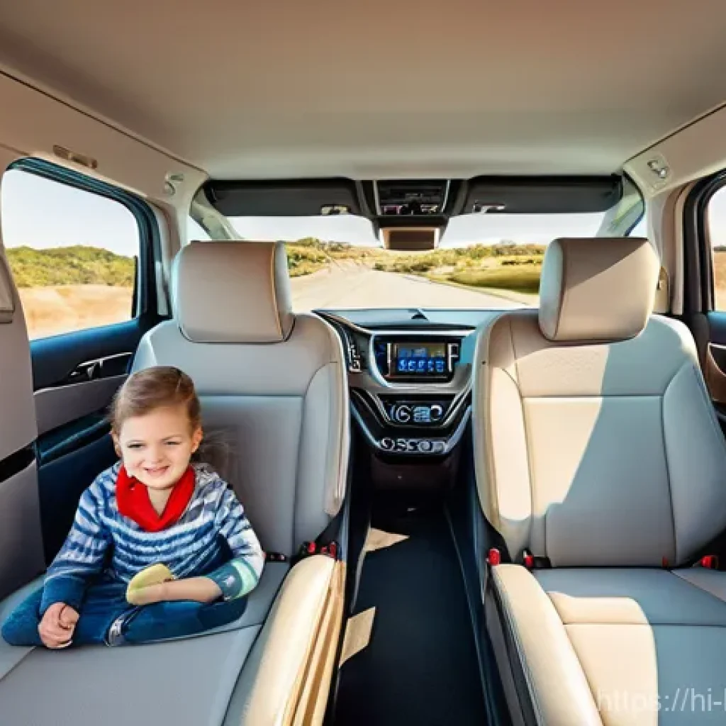 혼다 파일럿과 쉐보레 트래버스 비교 - **Prompt 1: Family Comfort in a Spacious SUV**
    "A heartwarming and detailed interior view of a m...