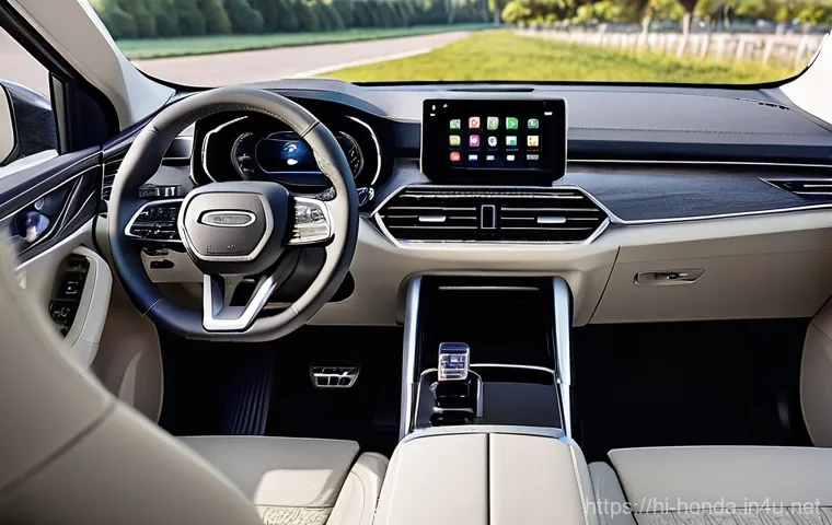 혼다 파일럿과 쉐보레 트래버스 비교 - **Prompt 1: Family Comfort in a Spacious SUV**
    "A heartwarming and detailed interior view of a m...