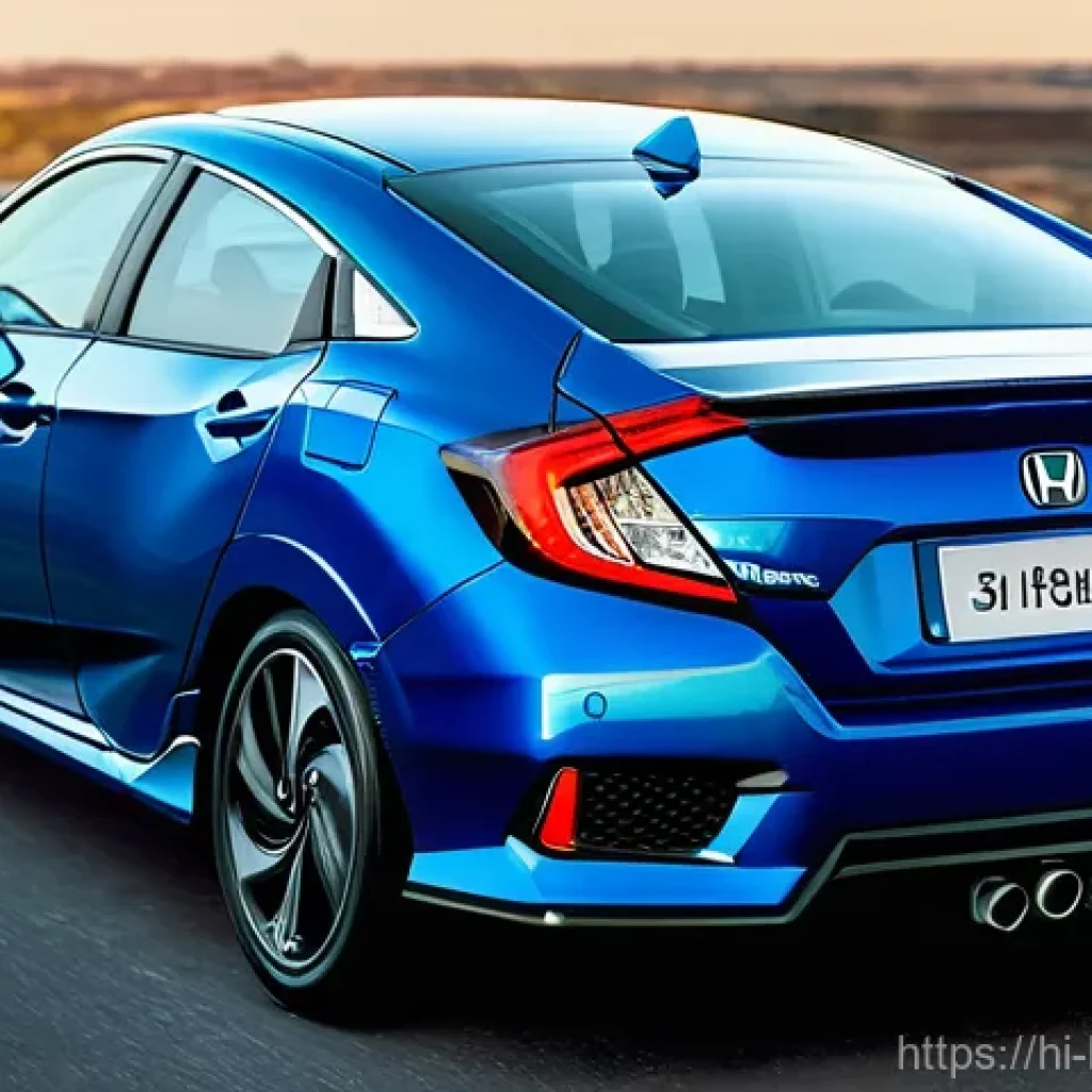혼다 시빅의 최신 기술 분석 - Here are three detailed image prompts in English, based on the provided content about the Honda Civi...