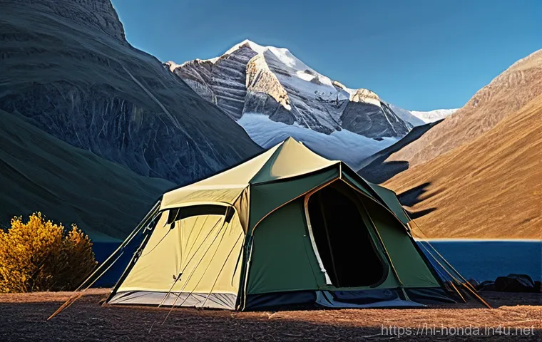 혼다 리지라인의 캠핑 액세서리 추천 - Here are three detailed image generation prompts in English: